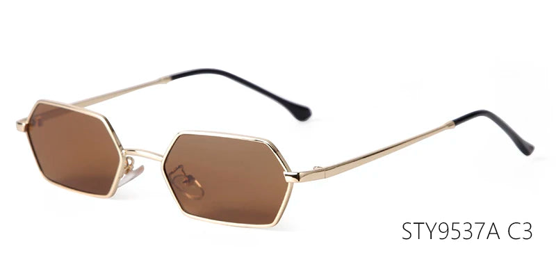 Narrow Rectangle Sunglasses – Sleek Y2K Edit