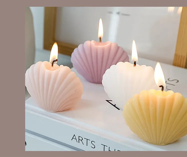 Shell Soy Wax Candle – Coastal Aroma