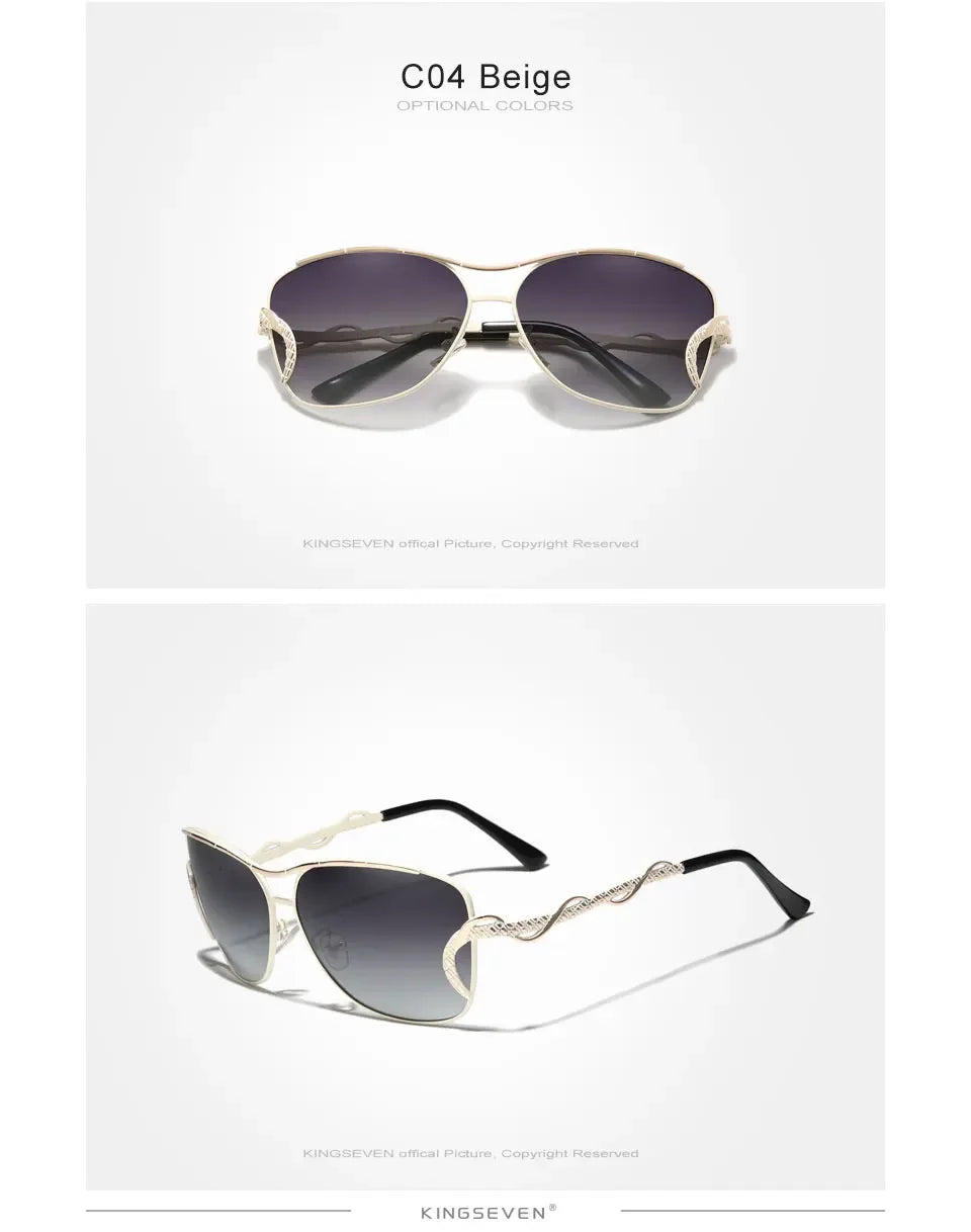 KINGSEVEN Polarized UV400 – Vintage Women’s Shades