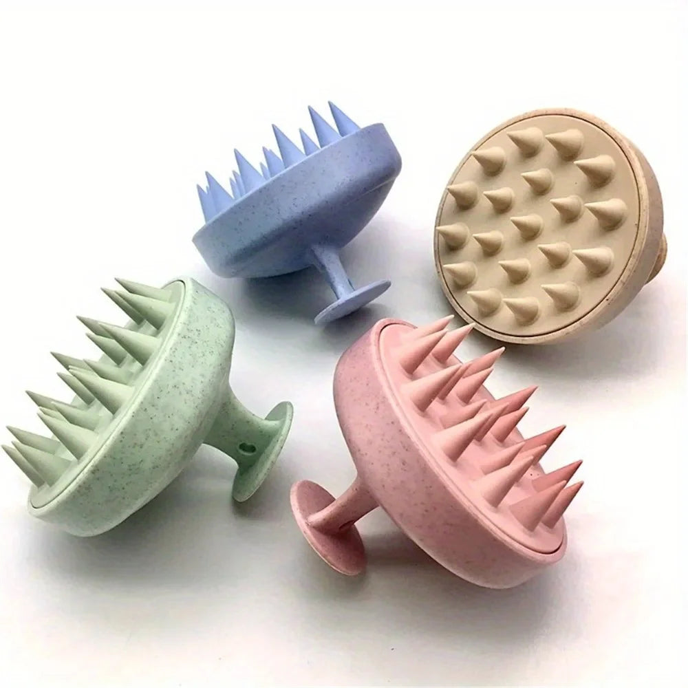 Silicone Scalp & Shampoo Brush – Deep Massage