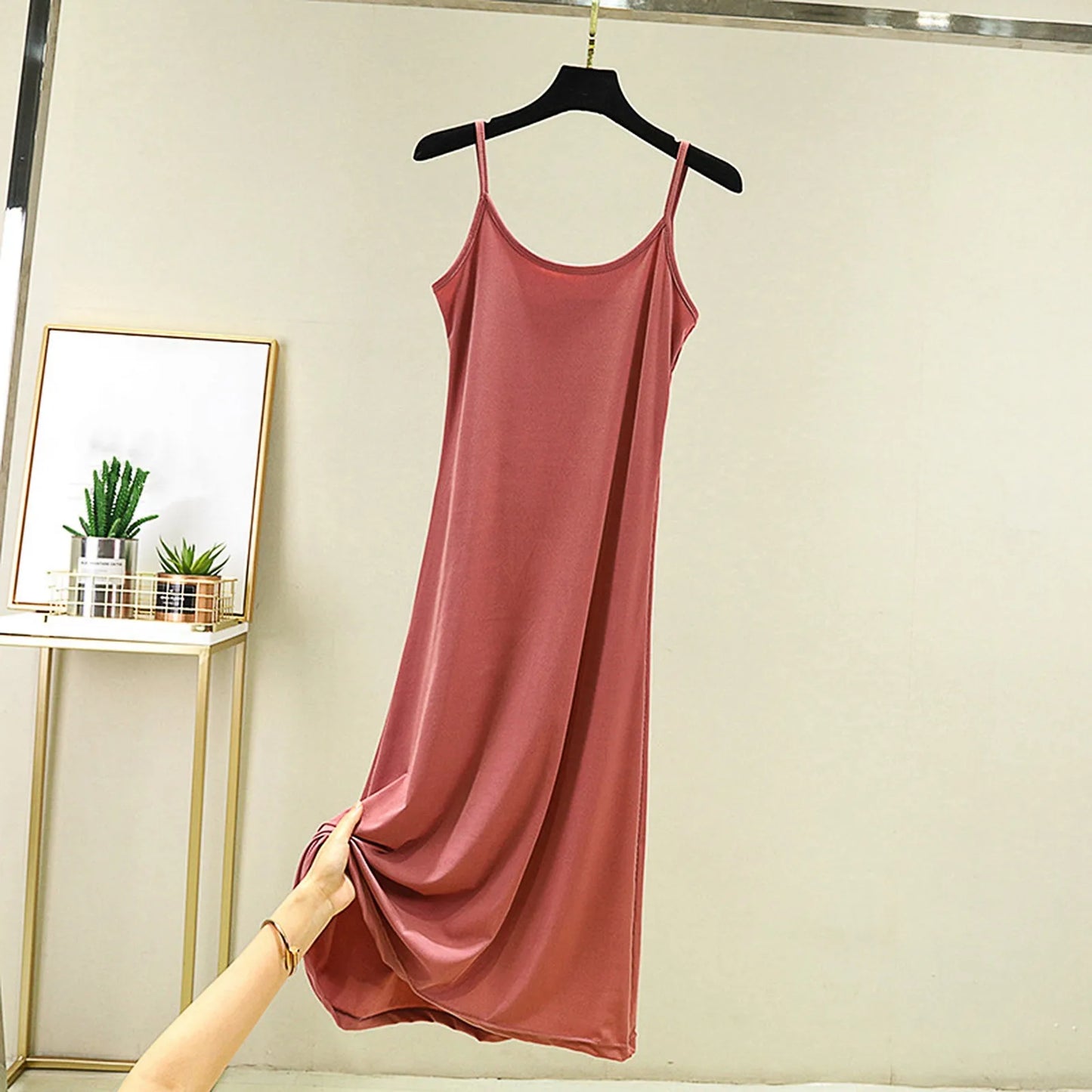 Soft Cotton Nightdress – Minimal & Sexy