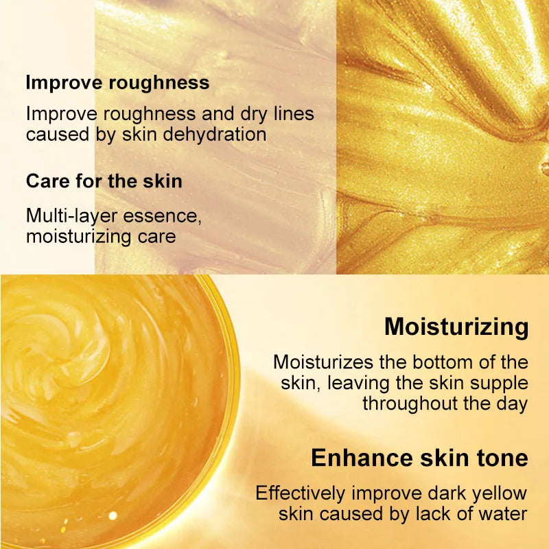 24K Gold Collagen Cream (120g) – Firm, Nourish, Hydrate