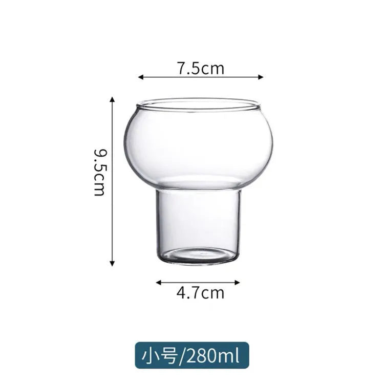 Clear Elegance Borosilicate Glass – Heat-Resistant Tumbler