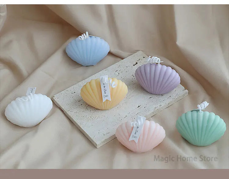 Shell Soy Wax Candle – Coastal Aroma