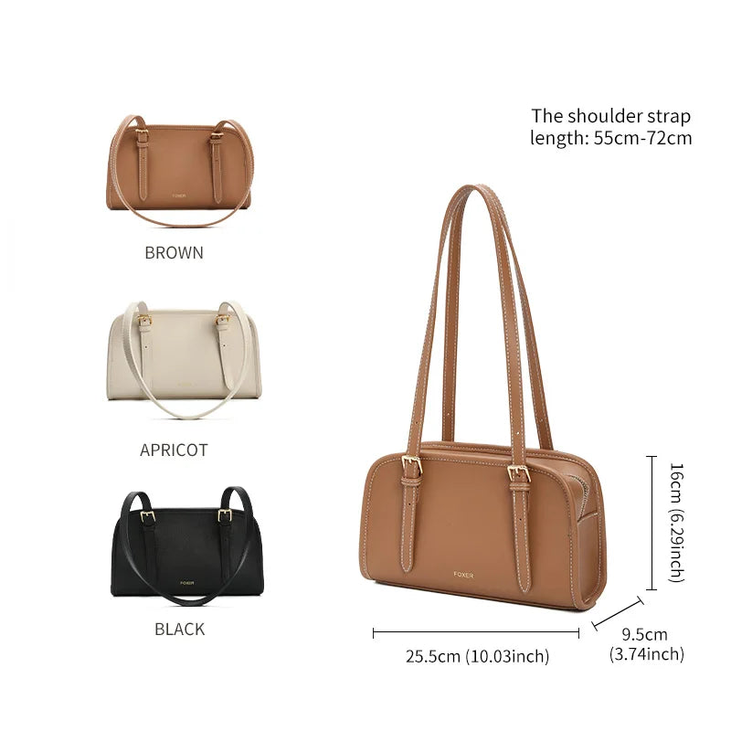FOXER Soft PU Pillow Shoulder Bag – Everyday Luxe