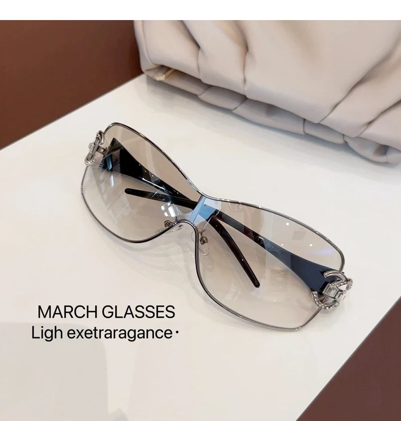 Linked-Frame Luxury Sunglasses – Bold & Modern