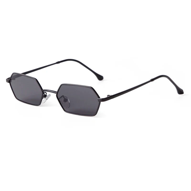 Narrow Rectangle Sunglasses – Sleek Y2K Edit