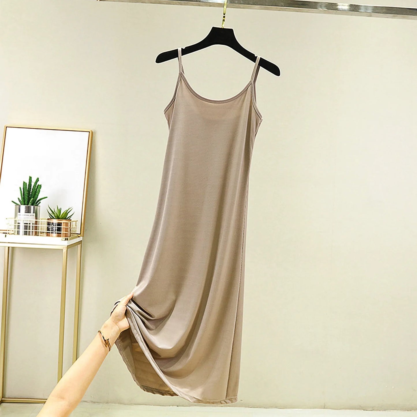 Soft Cotton Nightdress – Minimal & Sexy