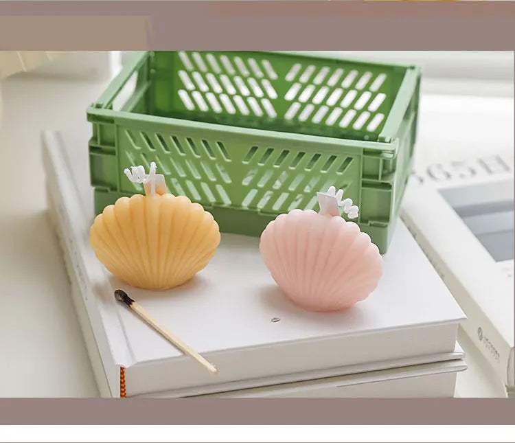 Shell Soy Wax Candle – Coastal Aroma