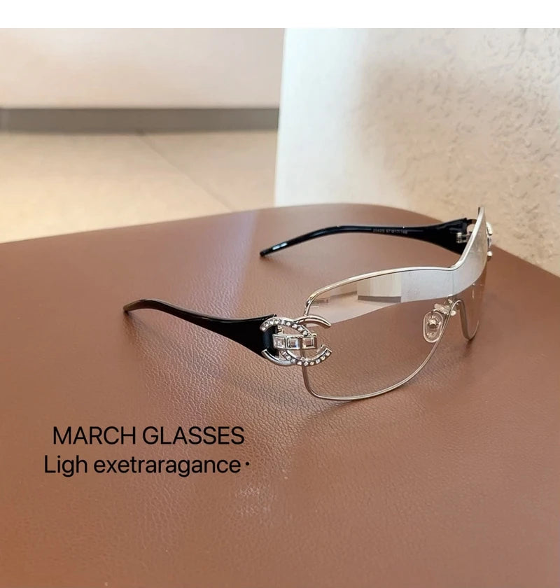Linked-Frame Luxury Sunglasses – Bold & Modern