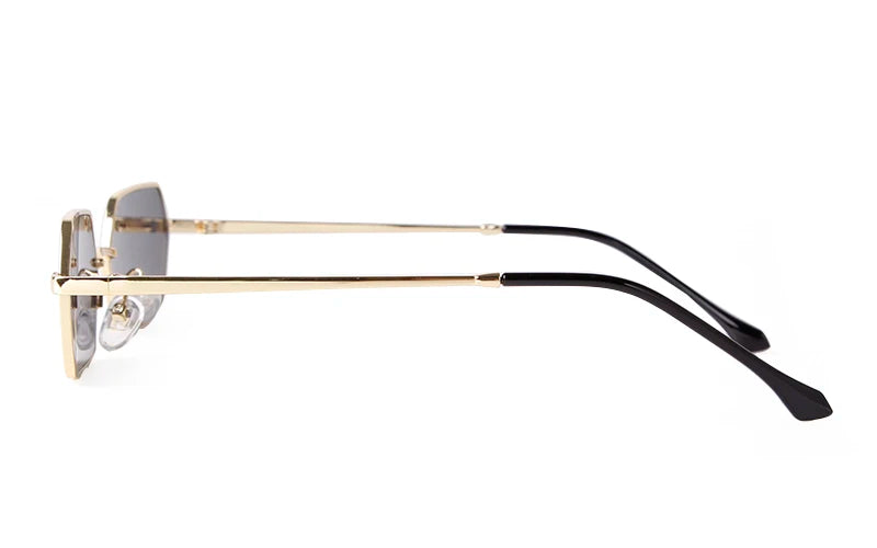 Narrow Rectangle Sunglasses – Sleek Y2K Edit
