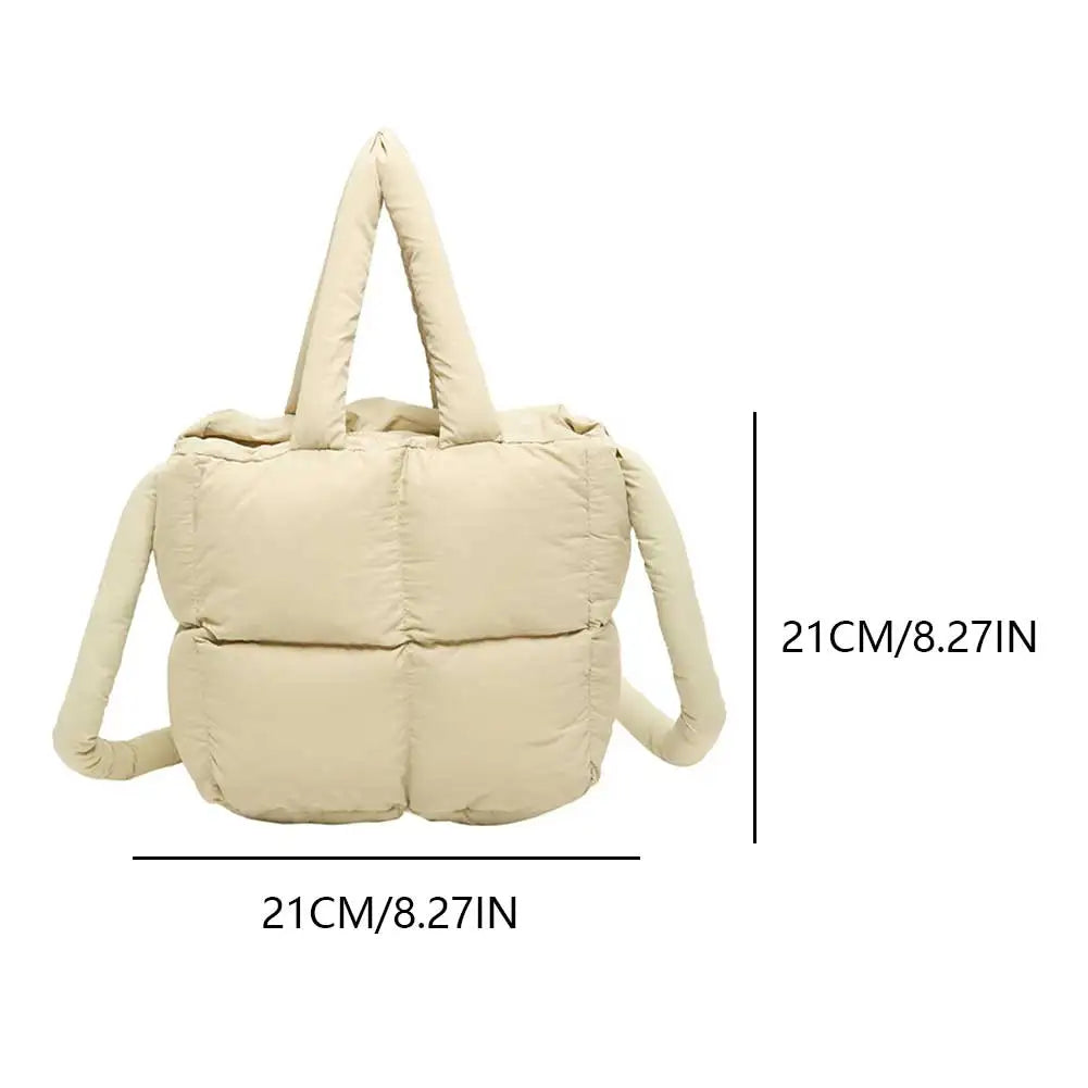 Cloud Quilt Shoulder Bag – Soft & Padded