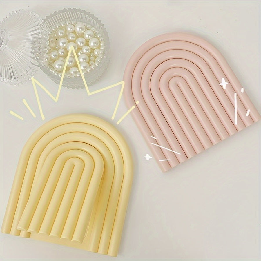 Arch Makeup Mirror – Foldable Aesthetic Vanity