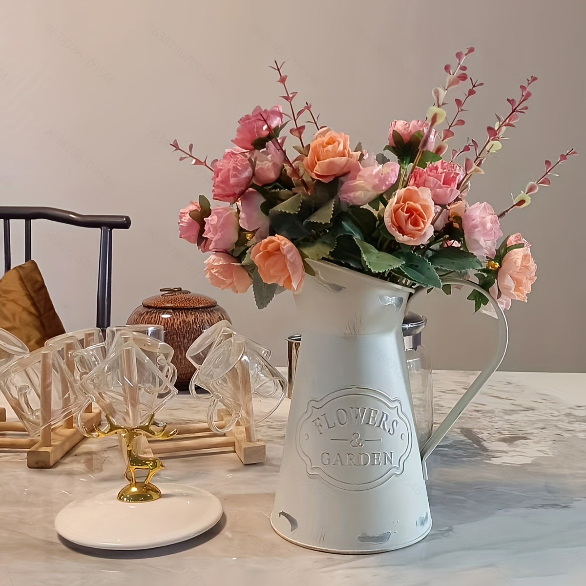 Rustic Shabby-Chic Vase – Aged Aesthetic