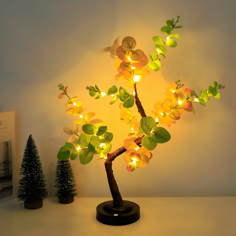 Shenzhi LED Bonsai Tree Lamp – Eucalyptus Glow