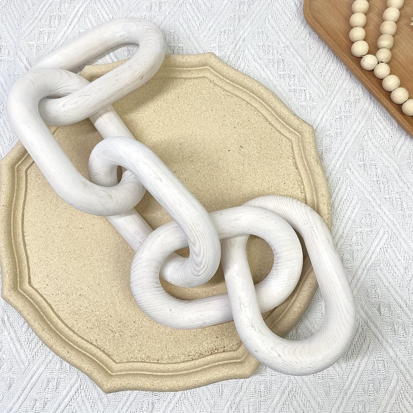 Rustic Wooden Chain Link – Modern Farmhouse Accent