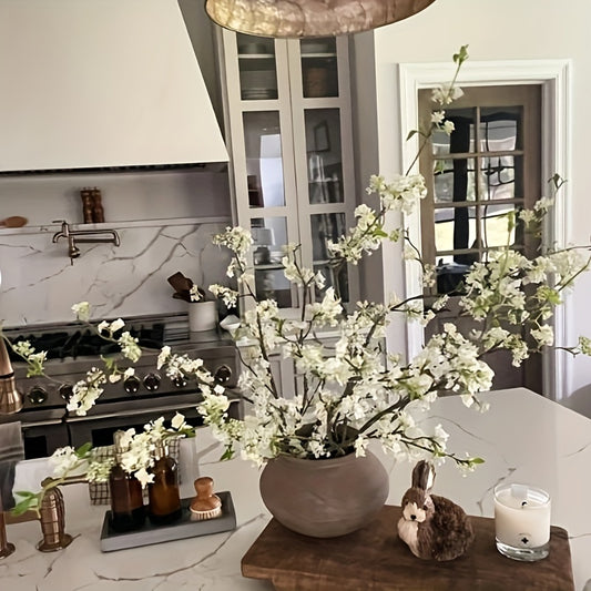 39" Cream Blossom Stems – Select 1/5/10