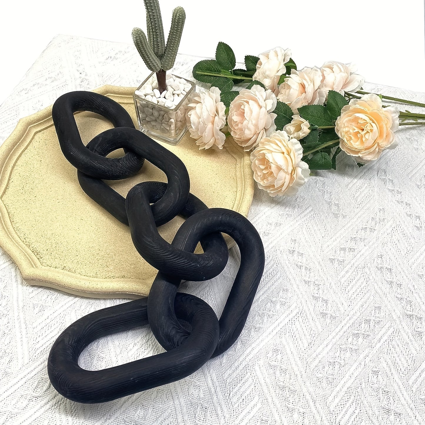 Rustic Wooden Chain Link – Modern Farmhouse Accent
